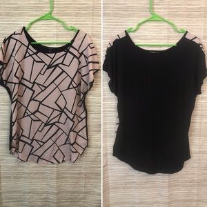 FINAL PRICE⬇️ Abstract print cap sleeve blouse